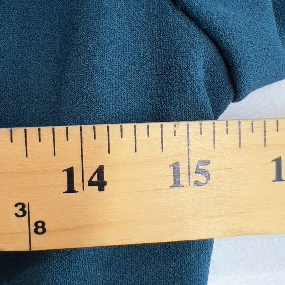 Joseph Ribkoff Signature Teal Ruffle Gown - Size 4 (US) NWT - Picture 10 of 12